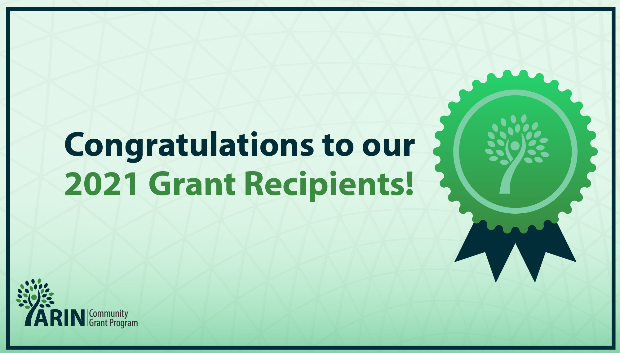 Hats Off to 2021 ARIN Community Grant Recipients