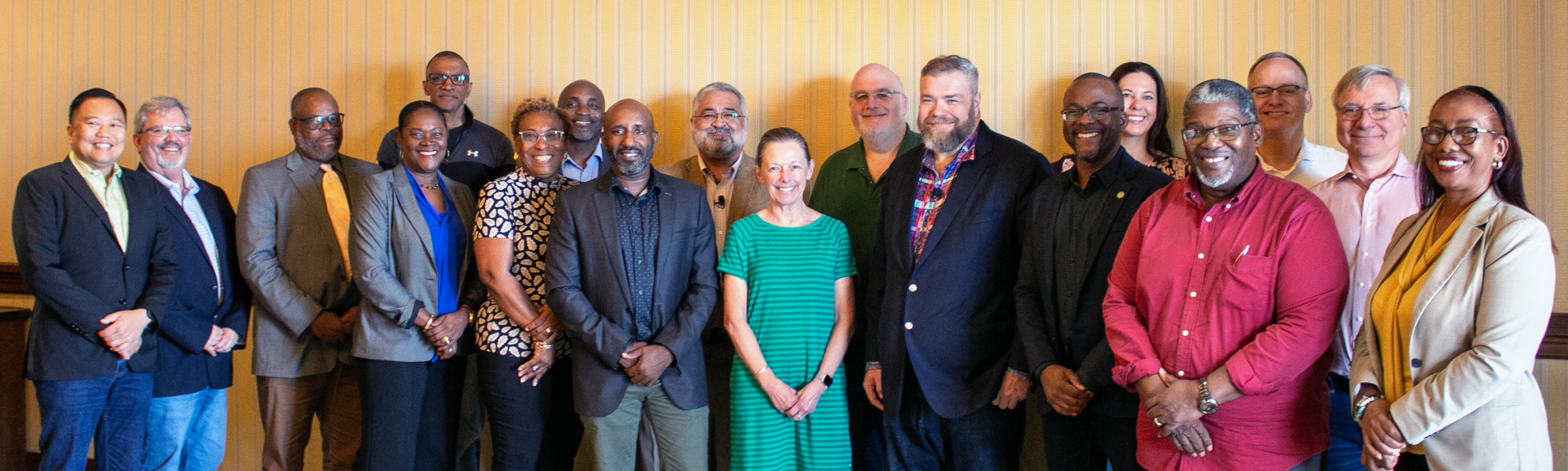 ARIN Board of Trustees members and Caribbean stakeholders gathered for a luncheon