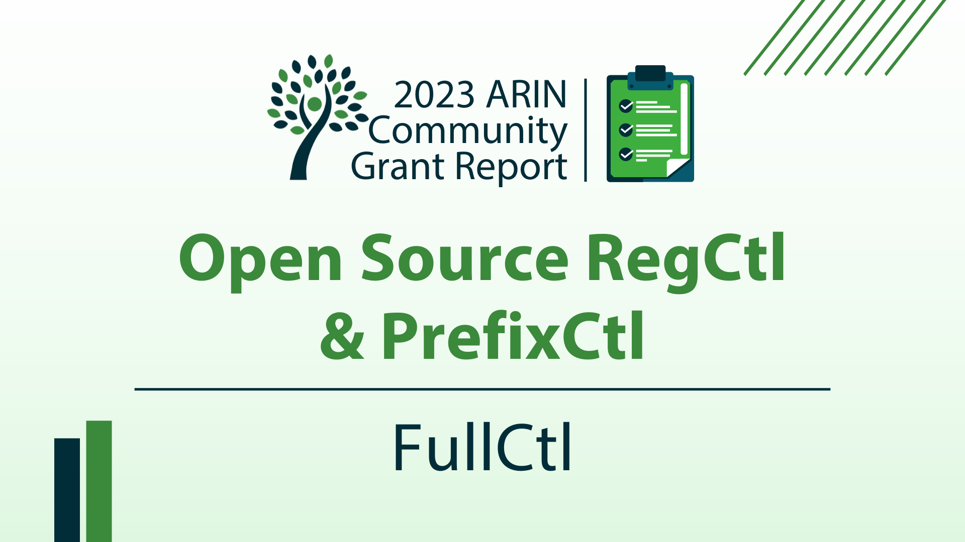 Grant Report: Open Source RegCtl and PrefixCtl