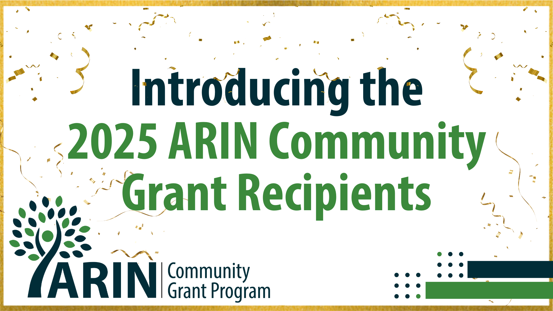 Meet the 2025 ARIN Community Grant Recipients