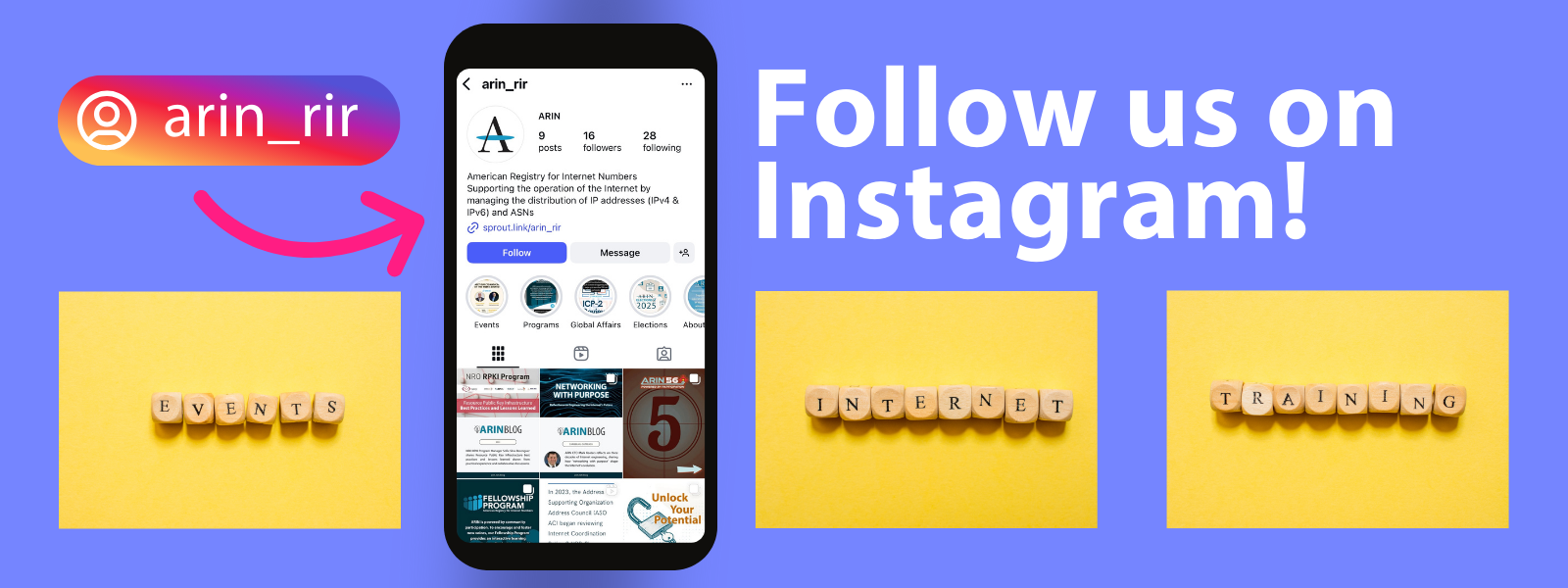 Follow us on Instagram!