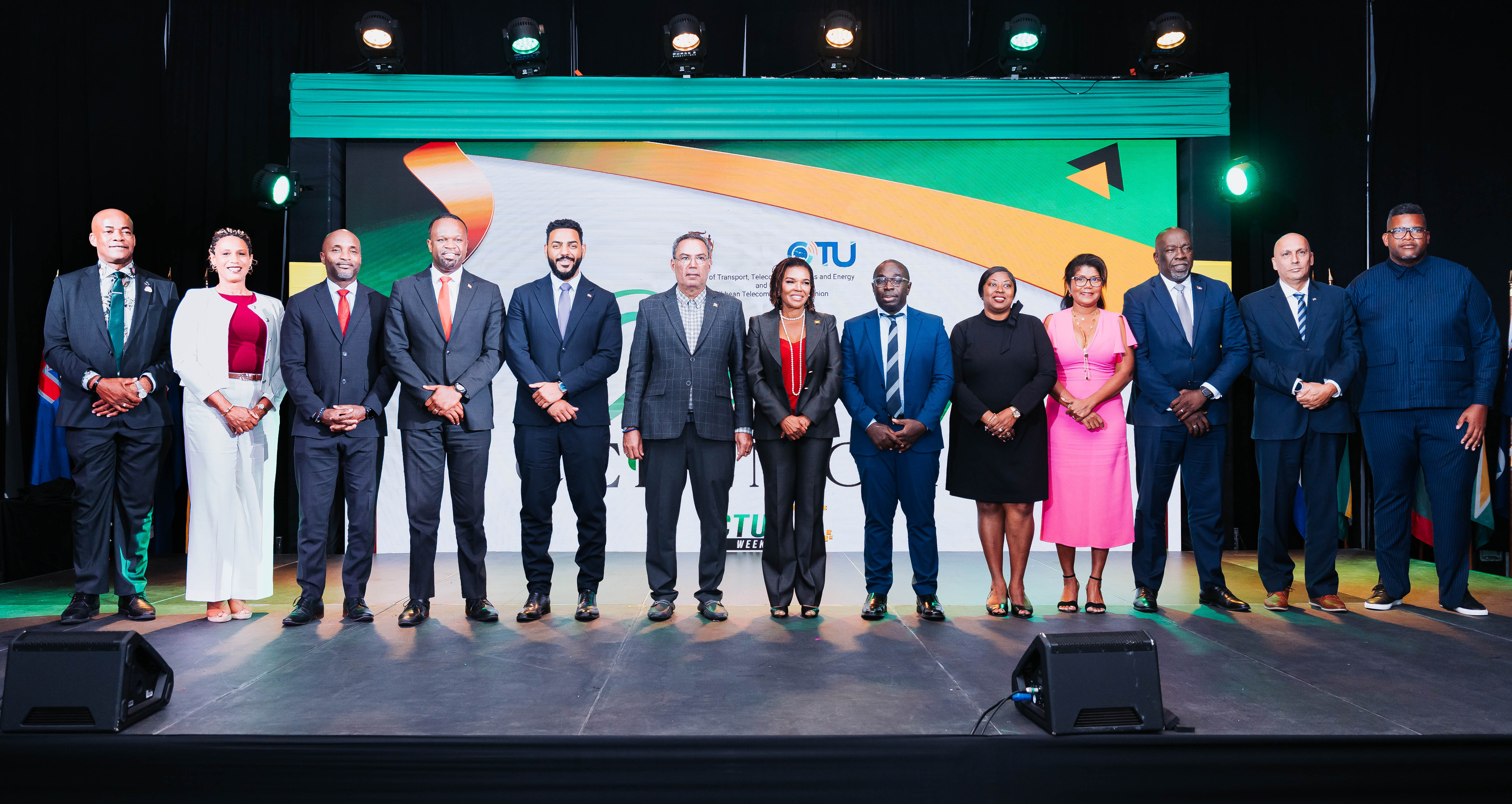 Group of participants on stage on Monday, 29 September, at CTU ICT Week 2025