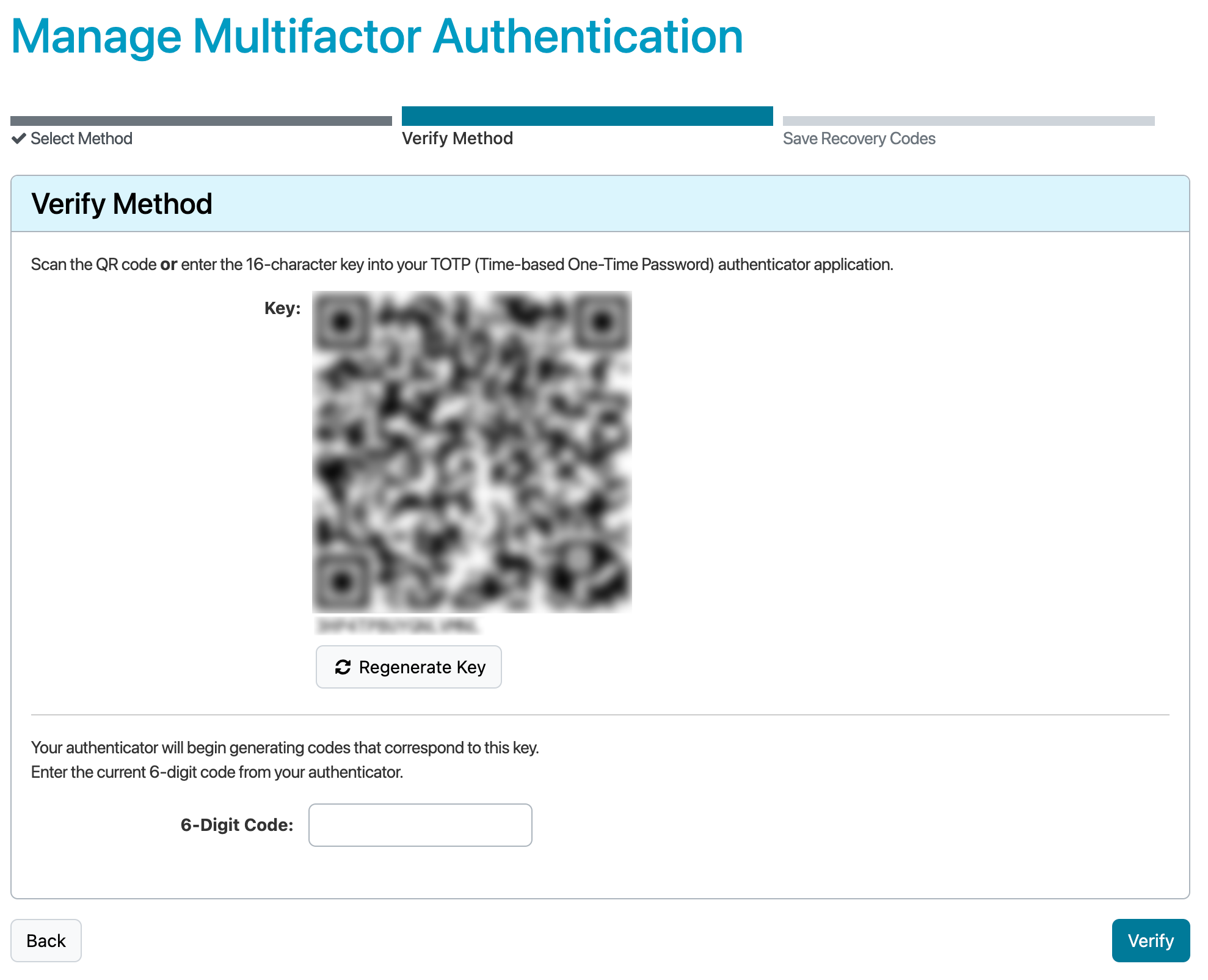 Verify Method