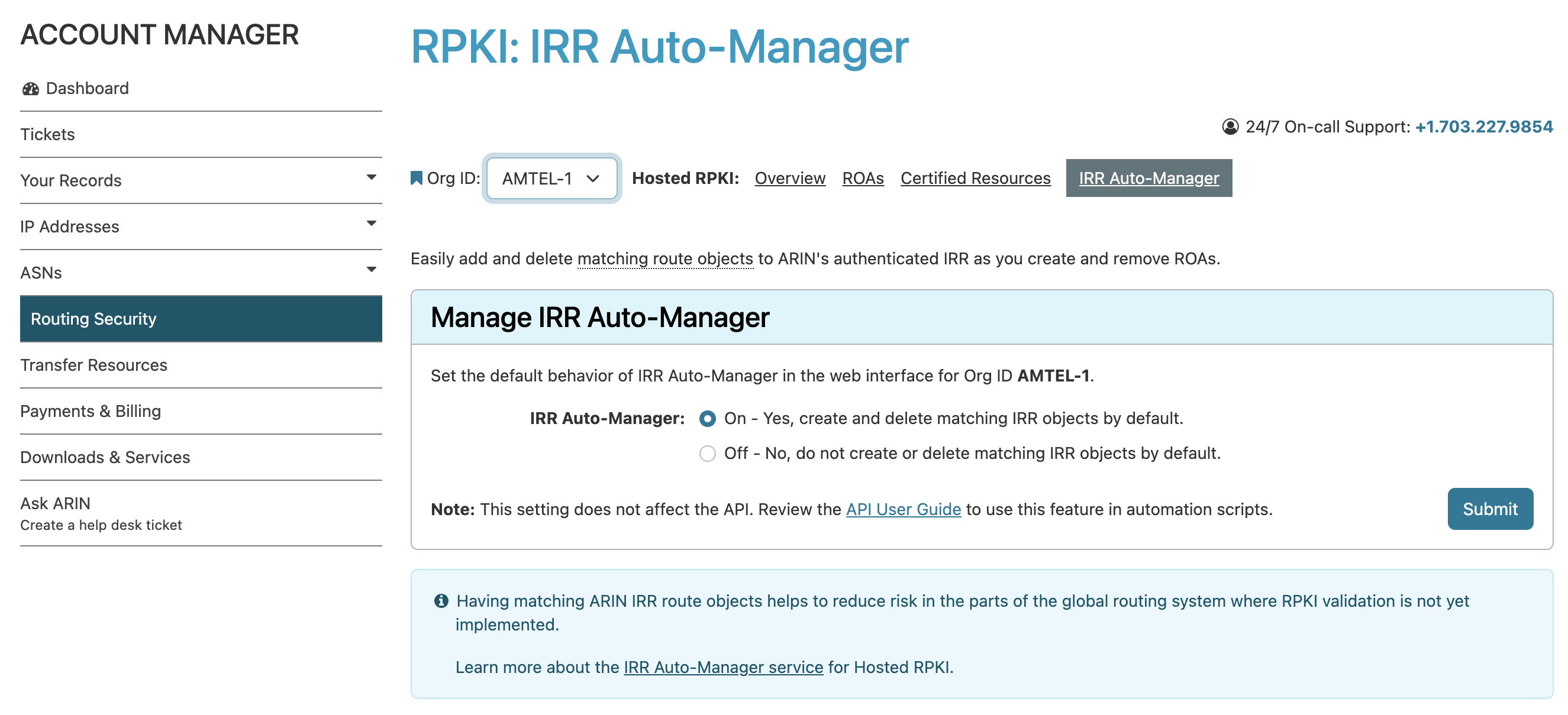 RPKI: IRR Auto-Manager